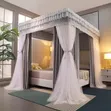 4-Stand Palace Canopy Net - Kifahari cha Kitanda cha 6x6 - 2