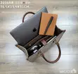 Monogram-Printed Structured Tote Bag - 2