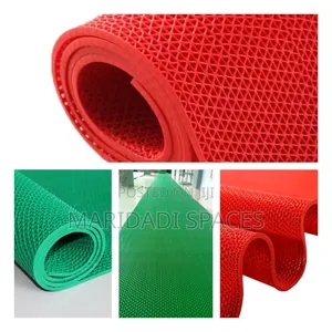 Non-Slip Perforated Rubber Bathroom & Pool Mat