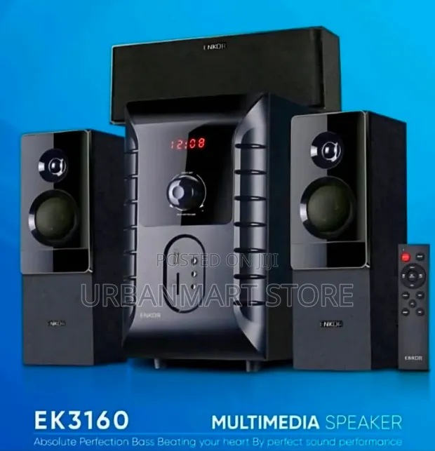 Enkor EK3160 3.1 Channel Multimedia Speaker System - 1