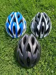 Adult Protective Helmet - Blue & White - 2