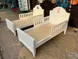 Custom Toddler/Kids Bed (3x6) - White Wood - 1
