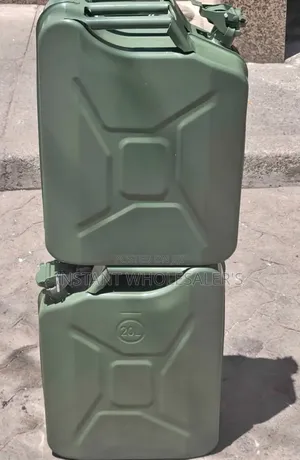 20 Litre Metallic Fuel Jerrycans - Brand New