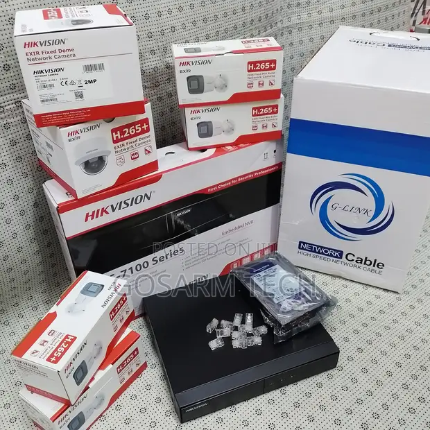 Hikvision 2MP 8-Channel NVR CCTV Package with IP Cameras - 1