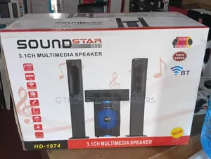 Sound Star 3.1 Channel Multimedia Speaker System DH-1974