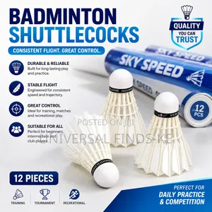 Durable Badminton Shuttlecocks for Training & Practice
