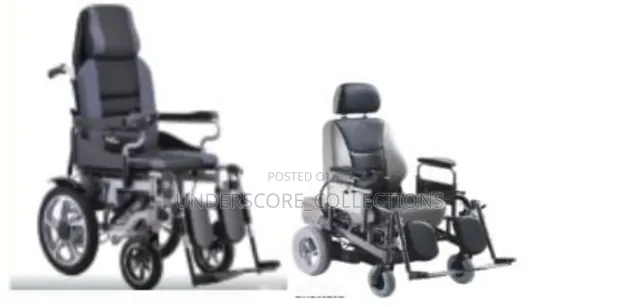 Motorized Power Wheelchair with Adjustable Reclining High-Back Seat - 1