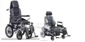 Motorized Power Wheelchair with Adjustable Reclining High-Back Seat