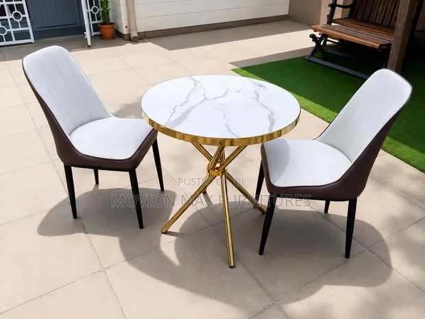 Brand New Round Dining Table Set (Seats 2) - 1
