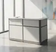 1.6m Receptionist Counter Desk - White - 3