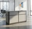 1.6m Receptionist Counter Desk - White - 4