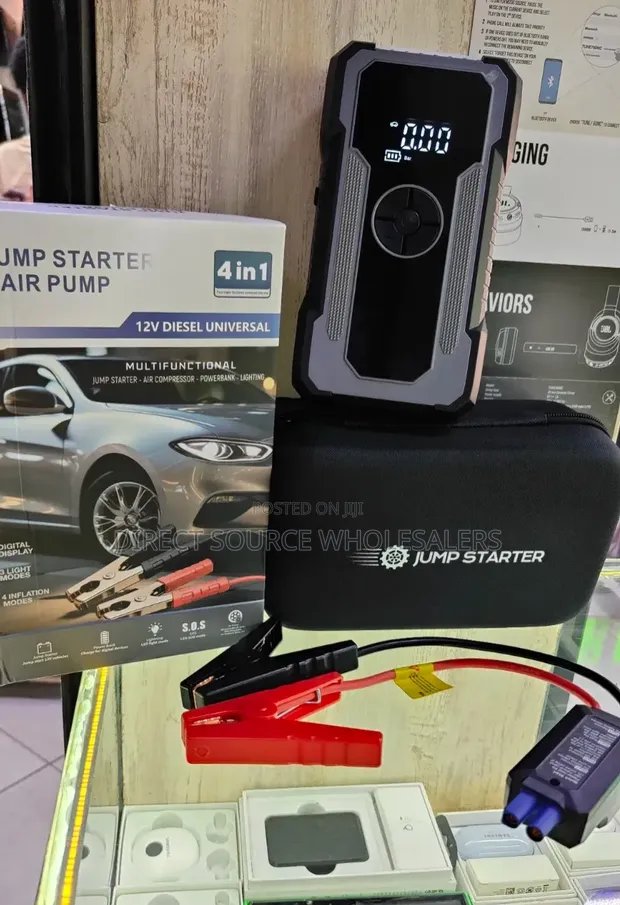 Multifunctional 12V Car Jump Starter - Petrol & Diesel - 1