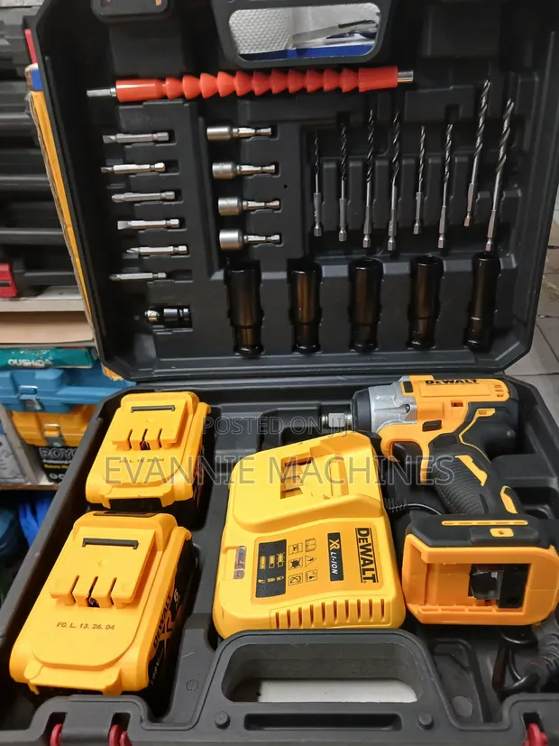 Dewalt 198V Max XR Lithium-Ion Impact Wrench Kit - 1
