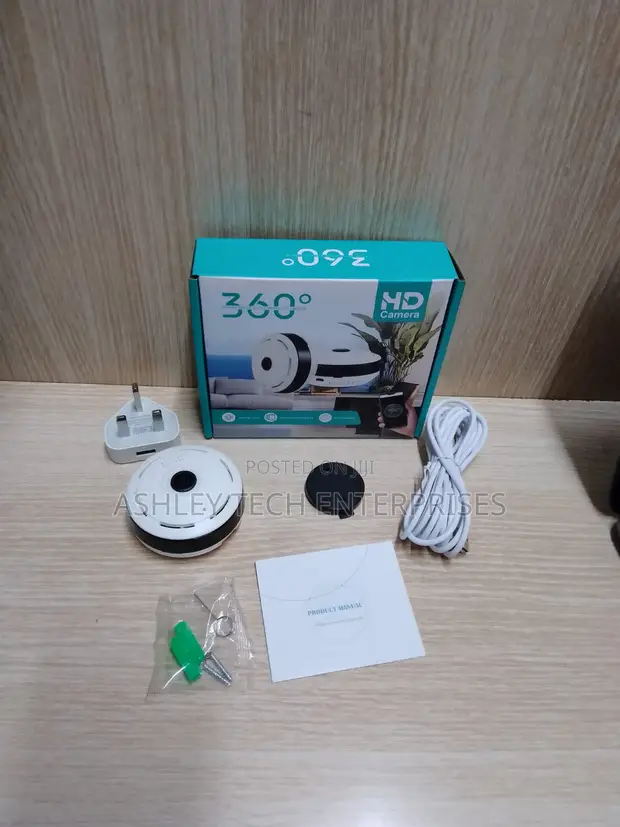 New V380Pro 360 Panoramic Fisheye Security Camera - 1