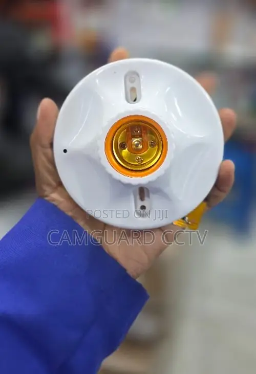 Smart Motion-Activated Light Socket Security Camera - 1