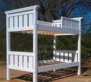 Classic White Twin Over Twin Bunk Bed