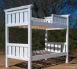 Classic White Twin Over Twin Bunk Bed - 2
