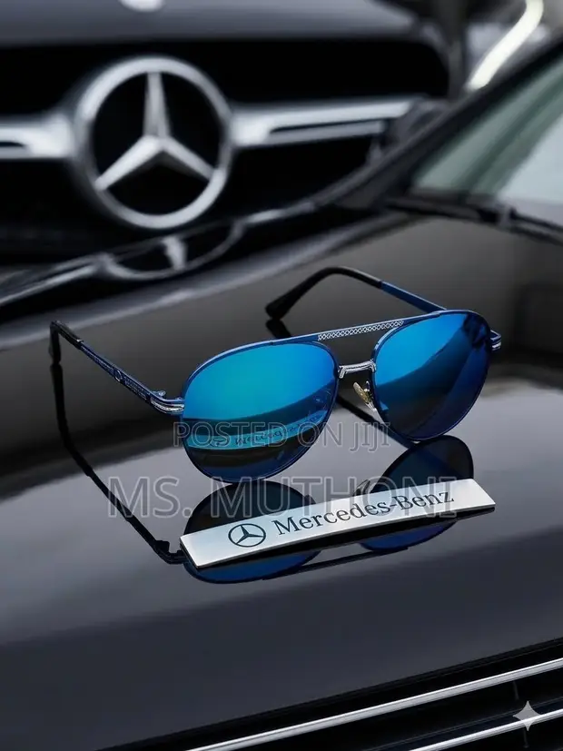 Mercedes-Benz Style Aviator Polarized Sunglasses - 1