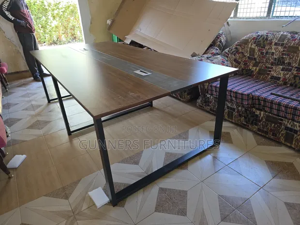 2.4m Wooden Boardroom Table - 1