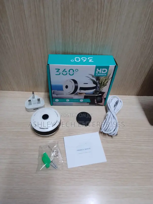 Ultra HD 360 Panoramic Fisheye Camera - Crystal Clear Security - 1
