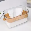 Acrylic and Bamboo Serviette Holder - 1