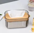 Acrylic and Bamboo Serviette Holder - 2