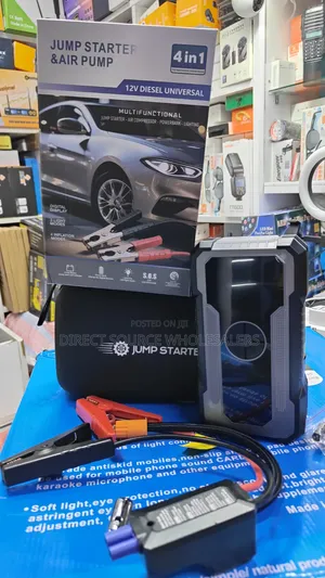 4-in-1 Emergency Car Jump Starter & Power Bank