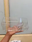 Clear Acrylic Partitioned Serviette/Napkin Holder - 2
