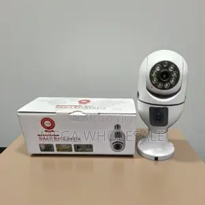 Full Color Night Vision Dual Lens PTZ WiFi Bulb Camera