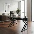 1400mm Black Style Home Office Desk - 2