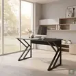 1400mm Black Style Home Office Desk - 4