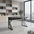 1400mm Black Style Home Office Desk - 5