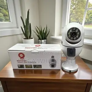 Smart Auto Tracking Dual Lens PTZ WiFi Bulb Camera