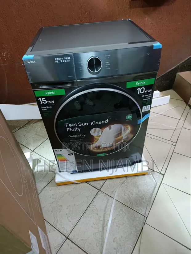 Syinix 10/7kg Wash and Dry Washing Machine - 1