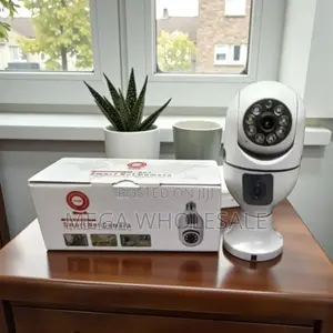 Smart Motion Alert Dual Lens PTZ WiFi Bulb Camera
