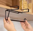 Metallic Kitchen Paper Towel Holder - Undershelf/Door Hook - 2