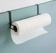 Metallic Kitchen Paper Towel Holder - Undershelf/Door Hook - 4