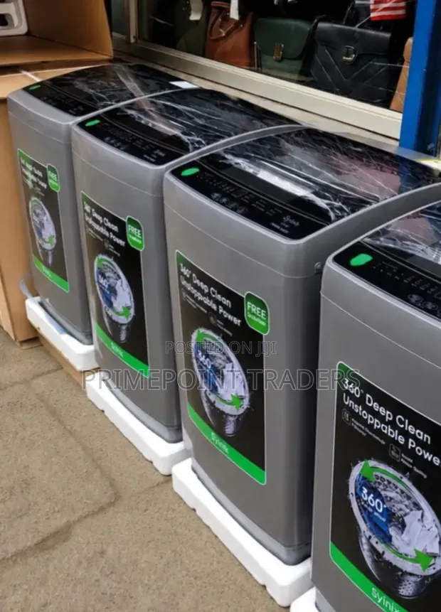 Synix 8KG Top Load Automatic Washing Machine - Brand New - 1