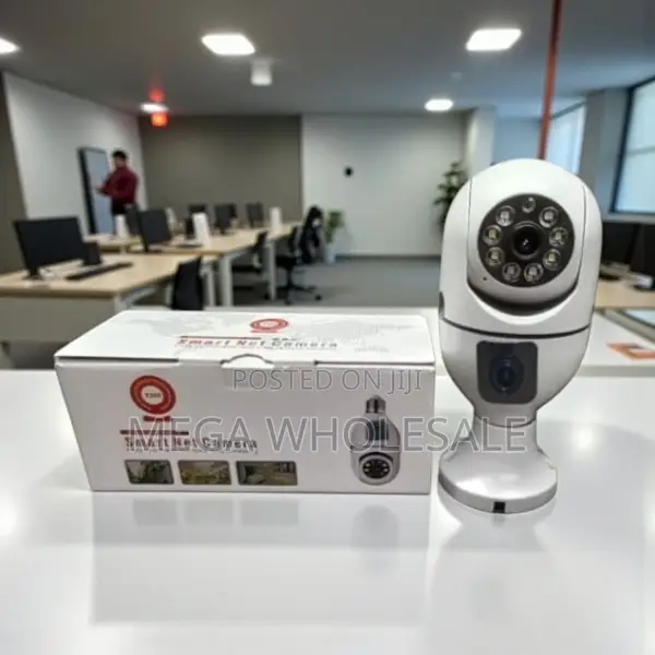 Advanced Dual Lens PTZ WiFi Bulb Security Camera - 1