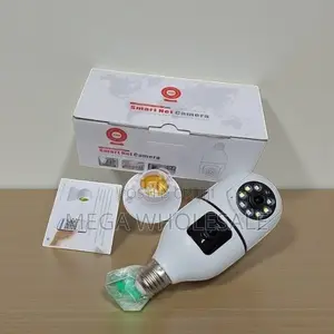 Smart Indoor Dual Lens PTZ WiFi Bulb Camera