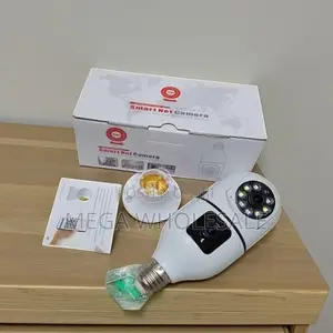 Advanced Dual Lens PTZ WiFi Bulb Camera