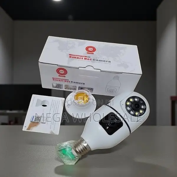 Smart PTZ WiFi Bulb Camera - Dual Lens - 1
