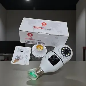 Smart PTZ WiFi Bulb Camera - Dual Lens