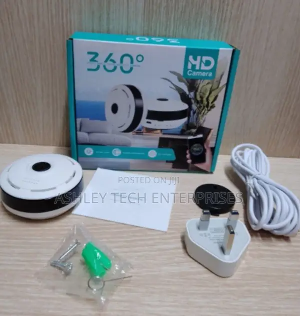 HomeSafe 360 Panoramic Fisheye Indoor Security Camera - 1