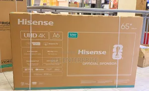 Restocked Hisense 65-inch A6 UHD 4K Smart Frameless TV