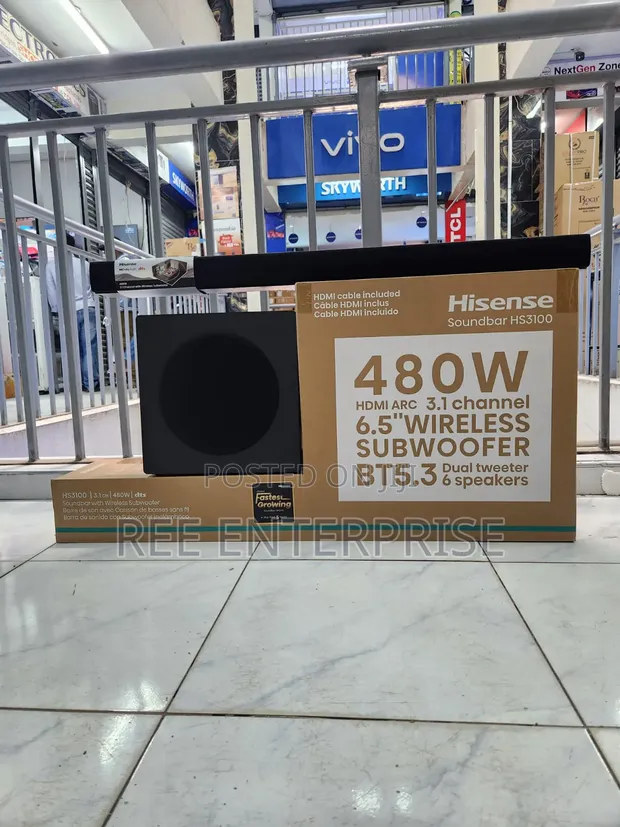 Hisense HS3100 480W Soundbar - 1
