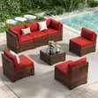 Luxury Outdoor Rattan Furniture Set for Patio - 1