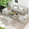 Luxury Outdoor Rattan Furniture Set for Patio - 2