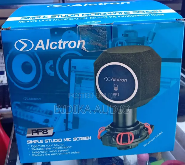 Alctron PF8 Portable Studio Microphone Isolation Shield & Pop Filter - 1