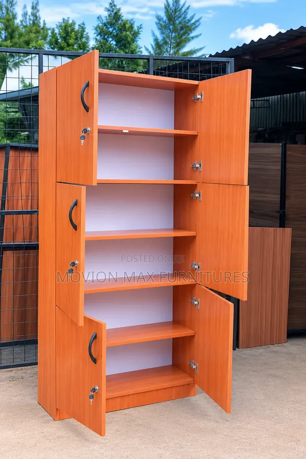 Boss Office Products Storage Cabinet, 6 Shelves - 1